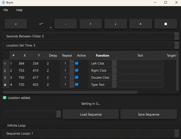 Brynt desktop automation application interface