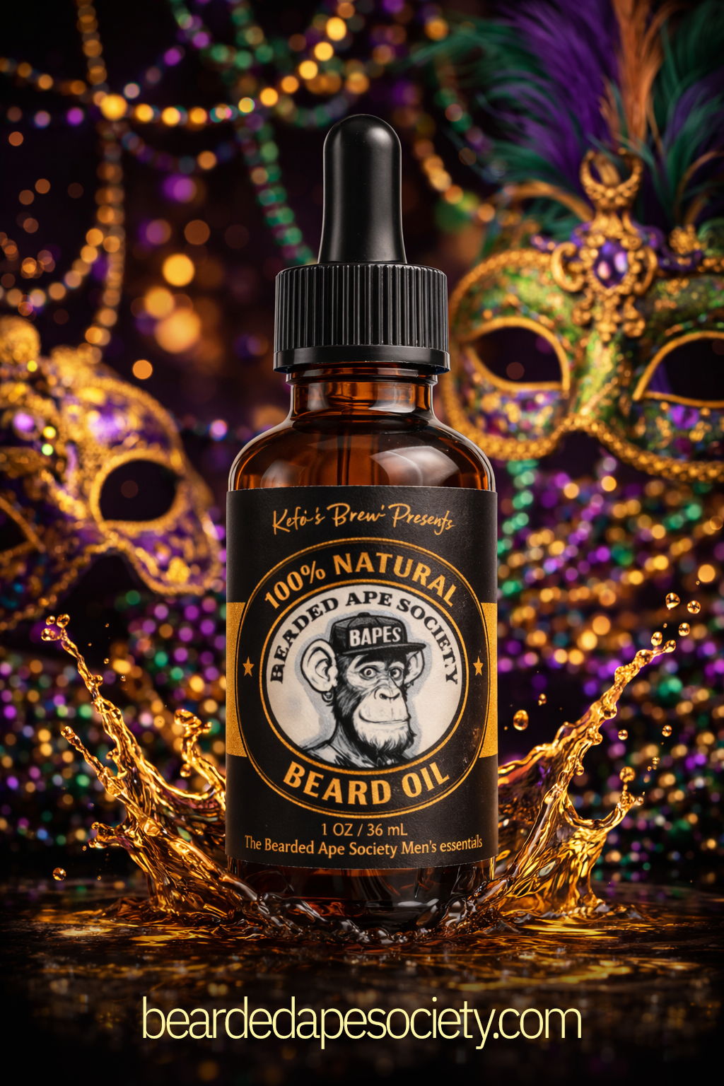 Mardi Gras Beard Oil